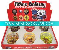 crystal skull ashtray 05281