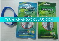 Wholesale silicone anti mosquito wristband