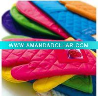 Wholesale 100% cotton twill material oven mitt