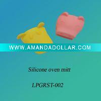 Wholesale Lovely animal head silicone oven glove