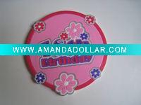 soft pvc coaster cup pad
