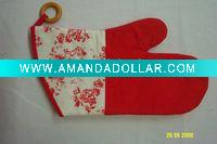 100% cotton kitchen printing logo oven glove