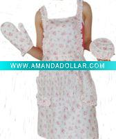 apron/oven matt/potholder/kitchen apron/kitchen set