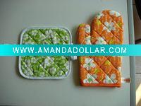 100% cotton oven mitt