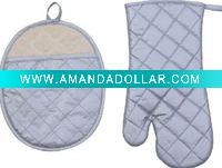 Waterproof oven mitts