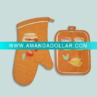 Wholesale oven mitt pot holder oven glove