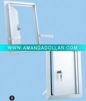 aluminum mail box door