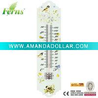 Print metal room thermometer