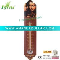 Print tin garden thermometer