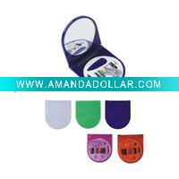 Wholesale travel plastic sewing kit with mirror