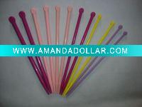 Wholesale plastic knitting needles
