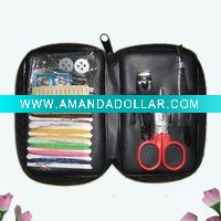 Wholesale sewing box/travel sewing kit/hussif