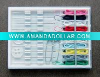 Wholesale hotel sewing kit plastic sewing case