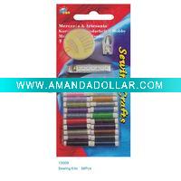 Wholesale various color sewing kit blistered on a card(No13009)