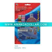Wholesale sewing kit blistered on a cord(No13029)
