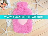 Wholesale BS Standard Rubbe Hot Water Bottle With Plush Cover