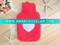 Wholesale BS Standard Rubbe Hot Water Bottle With Plush Cover