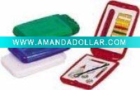 Plastic box sewing set