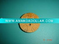 carving wooden button
