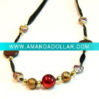 beaded necklace