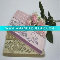 100% cotton rose ring towel