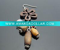 Wholesale Fashion wooden earring