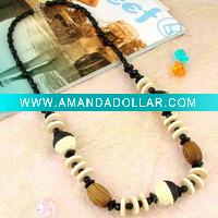 Wholesale Fashion jewelry-Wooden Necklace
