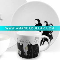 Wholesale black and white DESIGN DINNERWARE