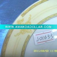 Wholesale GOLD ROUND PORCELAIN dinnerware sets