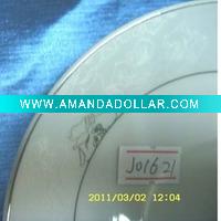 Wholesale SILVER ROUND PORCELAIN dinnerware set