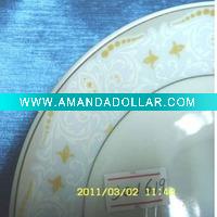 Wholesale GOLD ROUND PORCELAIN dinnerware set
