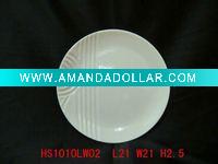 Wholesale embossed salad plate