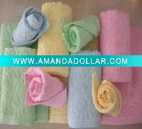 Wholesale 100% cotton twistless leaves towel