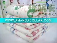 printed face towel