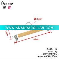 Wholesale Ponnie wooden suit holder P-CF-114