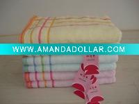 Wholesale beautiful stripe face towel