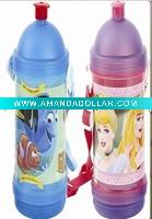 3D plastic water bottles