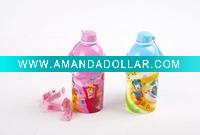 3D plastic water bottles