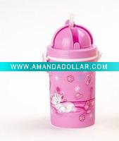 3D plastic water bottles