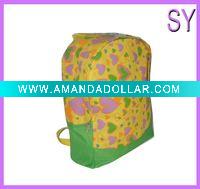 Wholesale 600d simple school bag student bag backpack