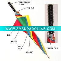Wholesale double ribs golf umbrella