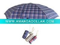 Wholesale 19''*6K 5 Fold Super Mini Grid Umbrella for Promotion