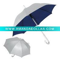 silvering color auto open straight umbrella