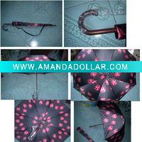 stain fabric straight rain umbrella
