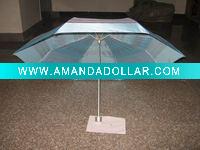 Wholesale 3 fold aluminium umbrella with polyester fabric