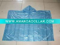 Wholesale child PE rain poncho/kid's rainwear