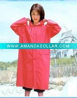 red raincoats with beautiful style