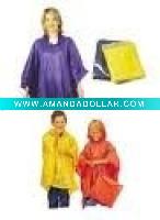 pvc kid's poncho
