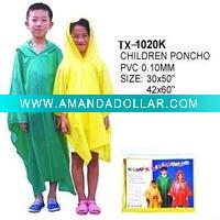 Wholesale children raincoats with beautiful color