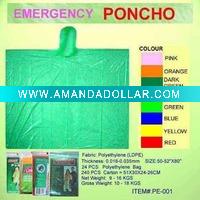 Wholesale adult hodded poncho